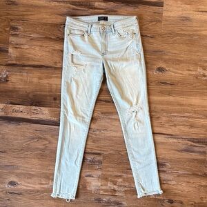 Abercrombie & Fitch Harper Distressed Skinny Jeans Size 27, 4